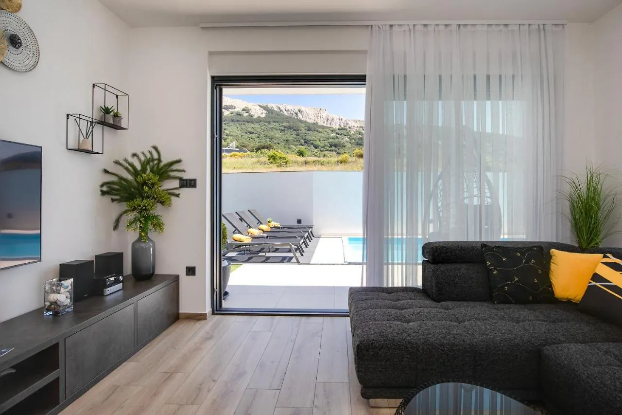 Villa Supernus II With Heated Pool Baska  Croatia